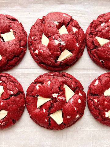 Red Velvet Cheesecake Cookies