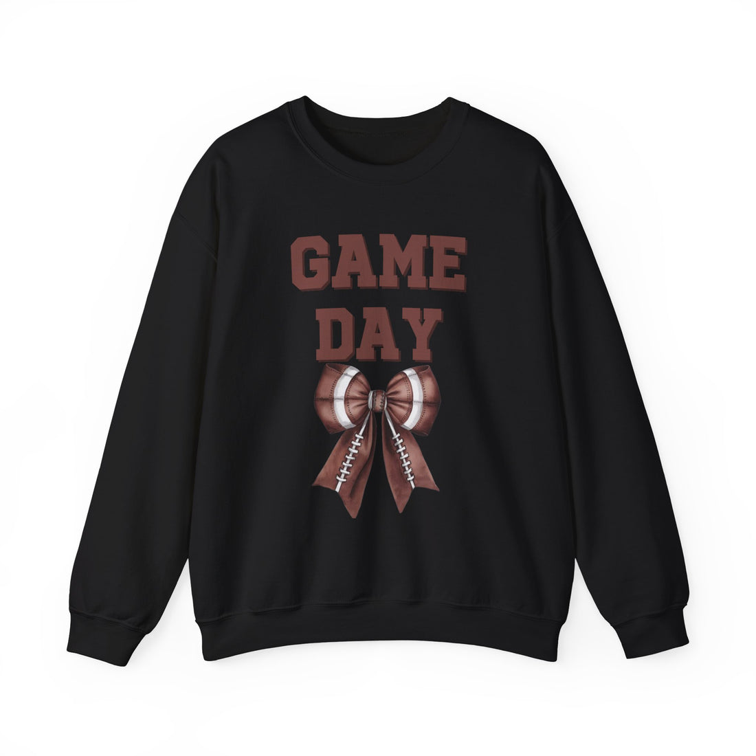 Customizable Brown Game Day Sweatshirt, Sports Apparel, Tailgate Fashion