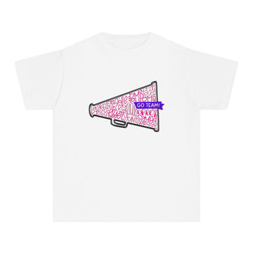 Customizable Cheerleader Megaphone Youth Tee