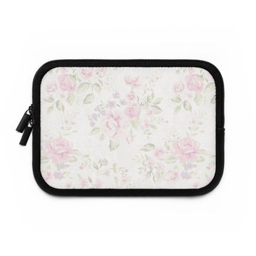 Chic Floral Laptop Sleeve - Stylish Tech Accessory for Women, Cute Gift for Students, Mother's Day, Birthday