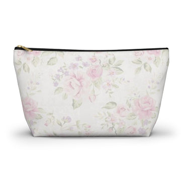 Floral Accessory Pouch, Makeup Bag, Travel Organizer, Gift for Her, Cosmetic Case, Floral Print Pouch