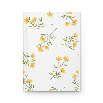 Floral Hardcover Journal - Elegant Writing Notebook for Creative Souls, Personalized Gift, Sketchbook, Daily Planner, School Journal