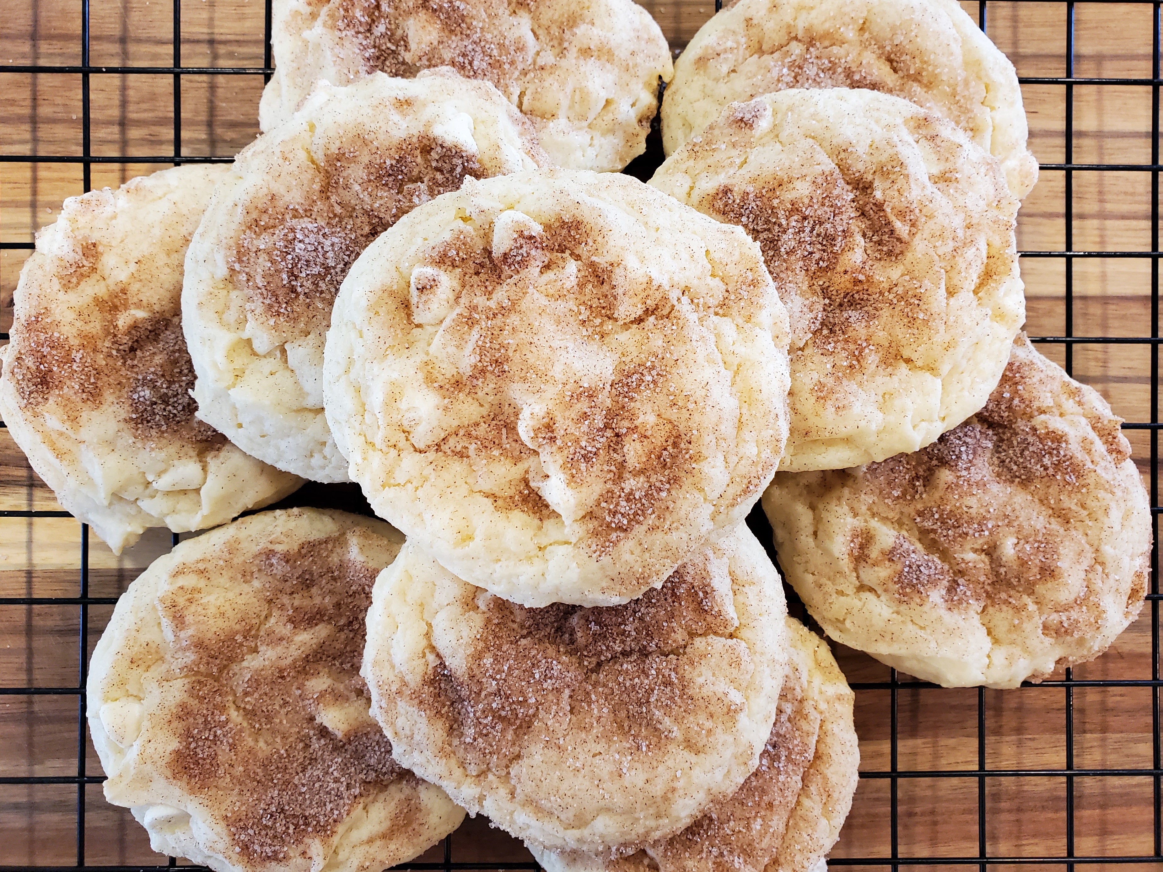 White Chocolate Snickerdoodle Cookies: Dozen