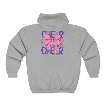 Personalized Cheer Zip Up Hoodie