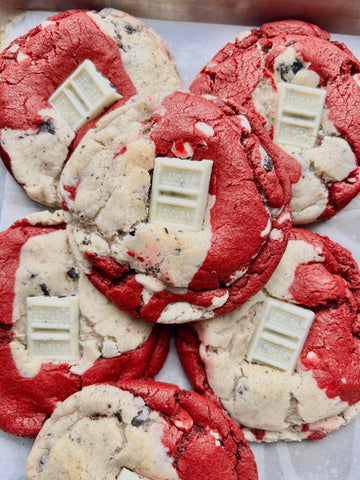 Red Velvet Cookies & Cream Cookies