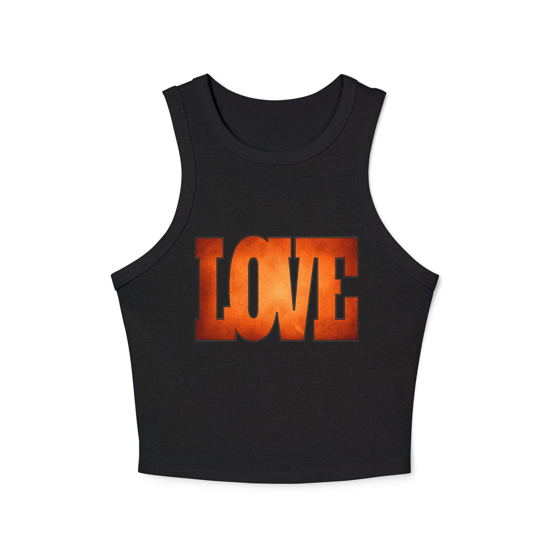 Customizable Orange Love Tank Top