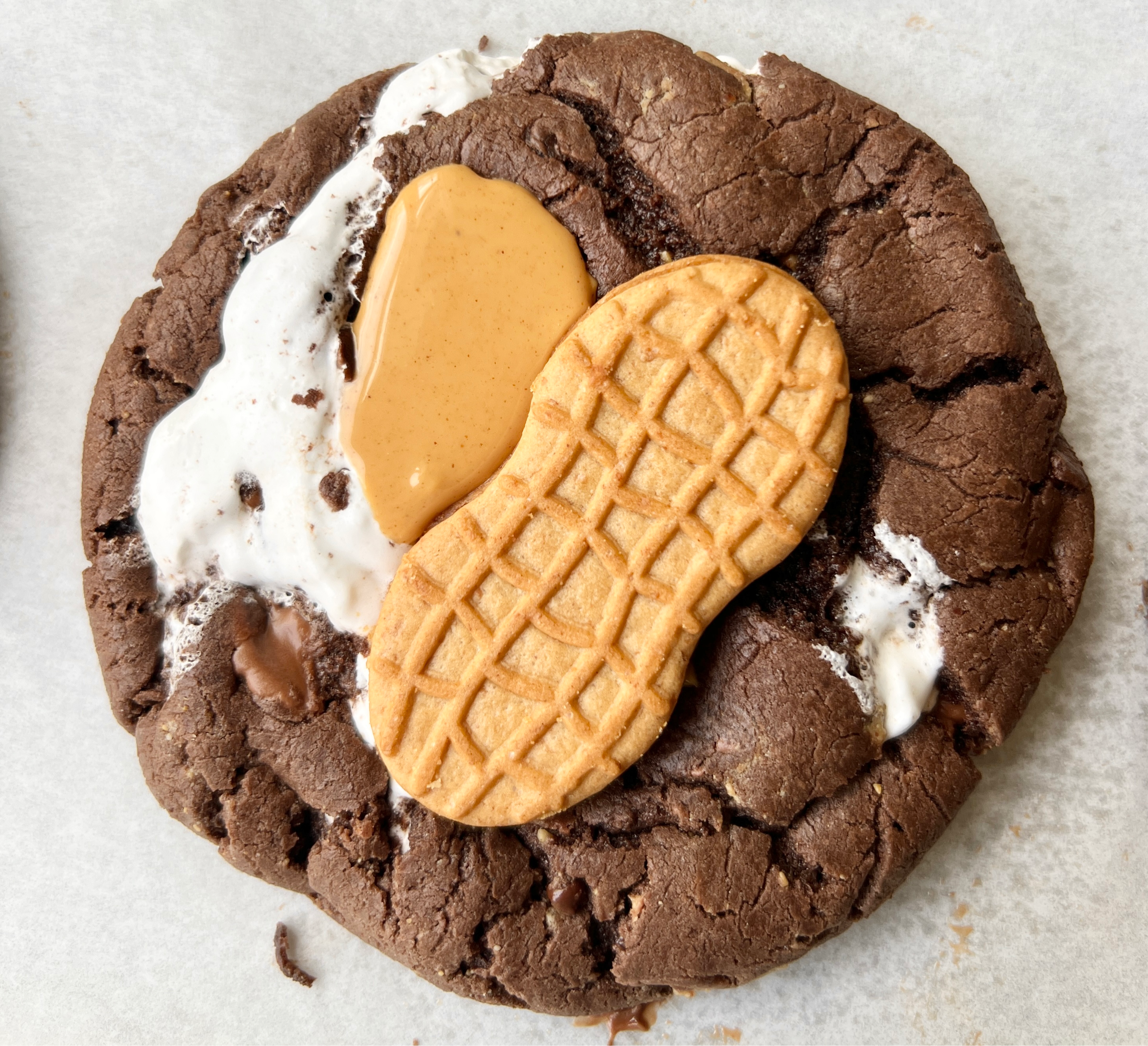 FlufferNutter Brownie Cookie