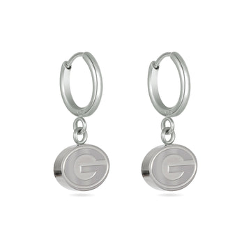Georgia Huggie Hoops Stainless Steel
