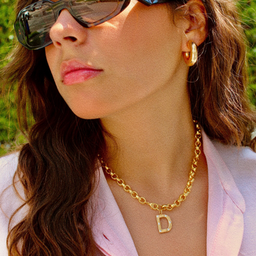 Views & Co. Initial Rollo Necklace