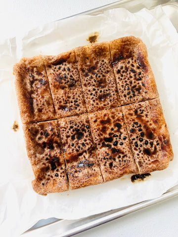 Bourbon Brûlée Snickerdoodle Blondies