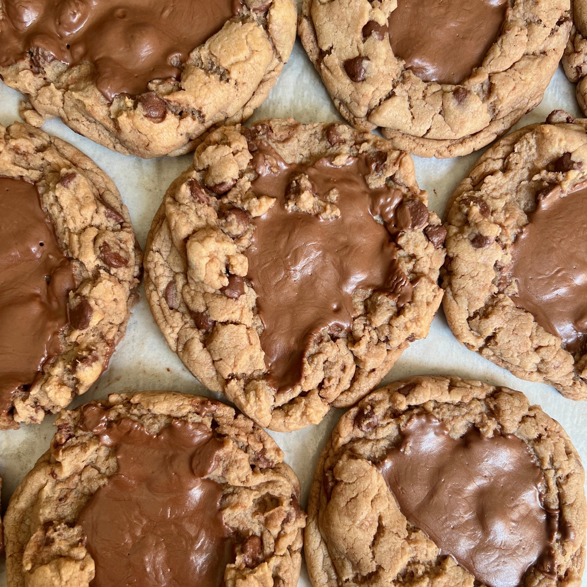 Brown Butter Nutella Chocolate Chip Cookies