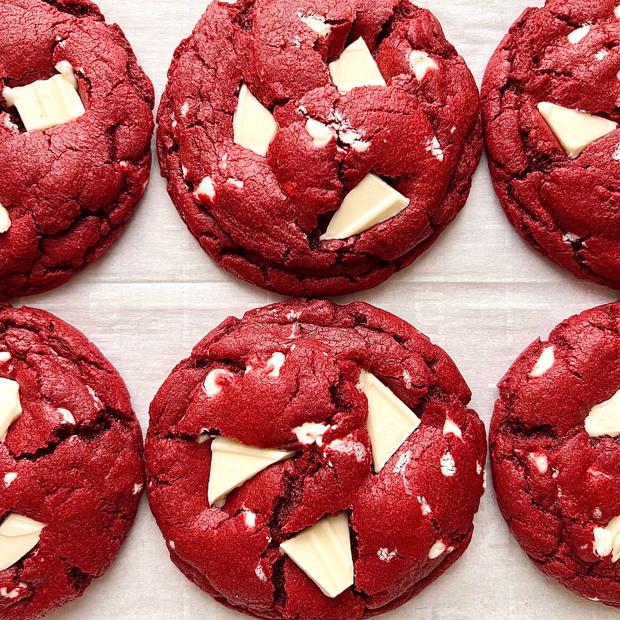 Red Velvet Cheesecake Cookies