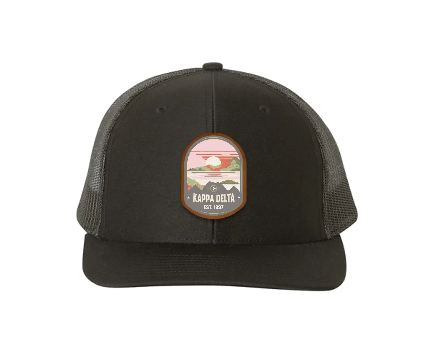 Kappa Delta Richardson 112 UV Print Leatherette Patch Trucker Hat - Ventura