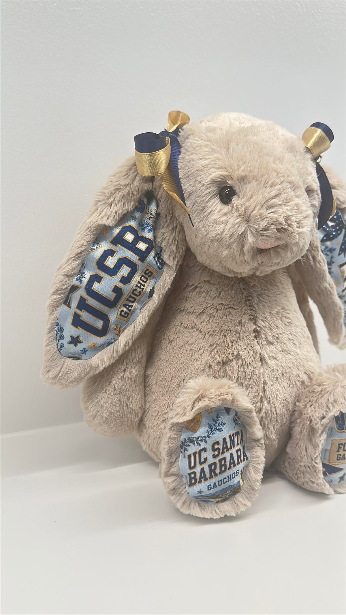 University of California Santa Barbara (UCSB) Fully Custom Jellycat Bunny