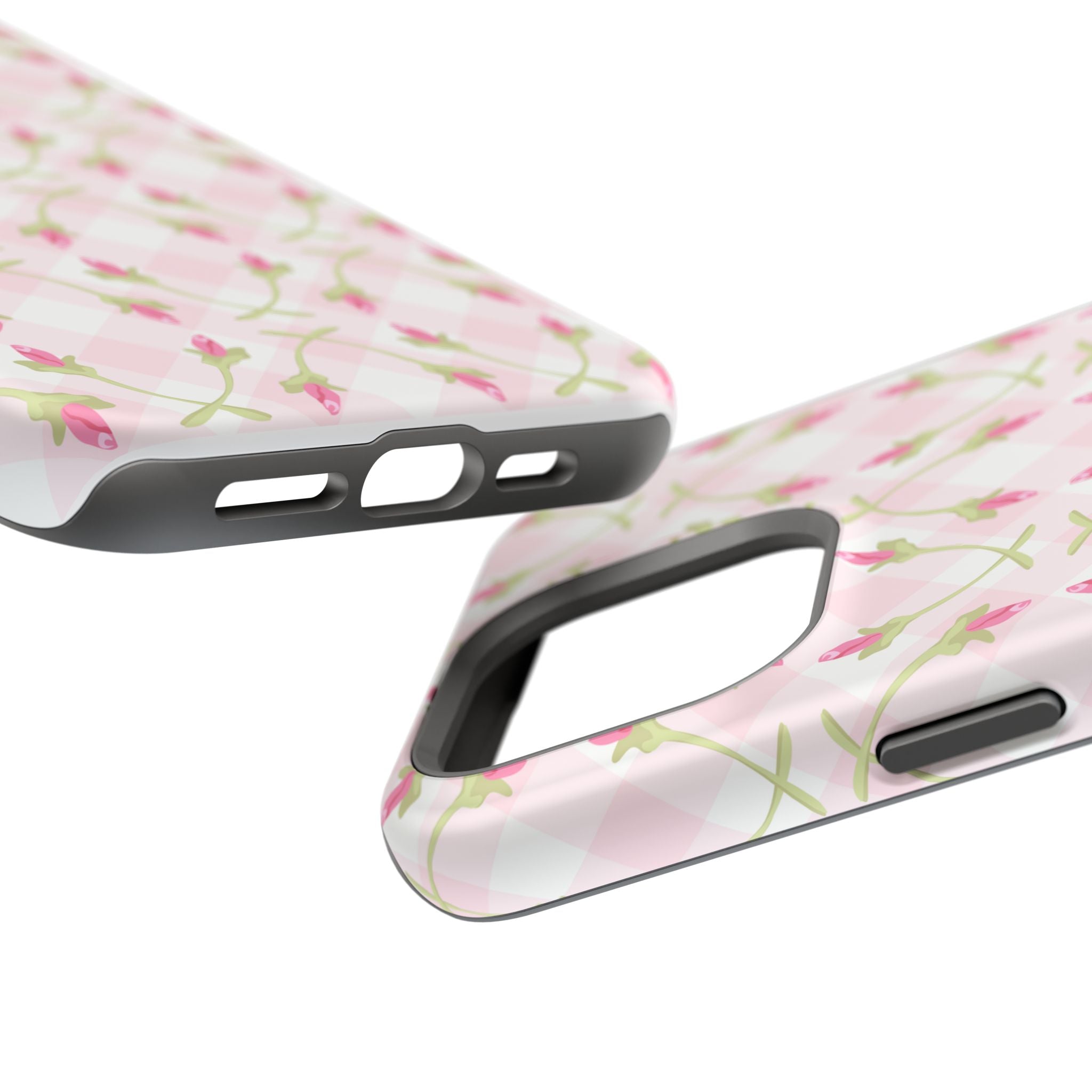 Customizable: Floral Impact-Resistant Phone Case