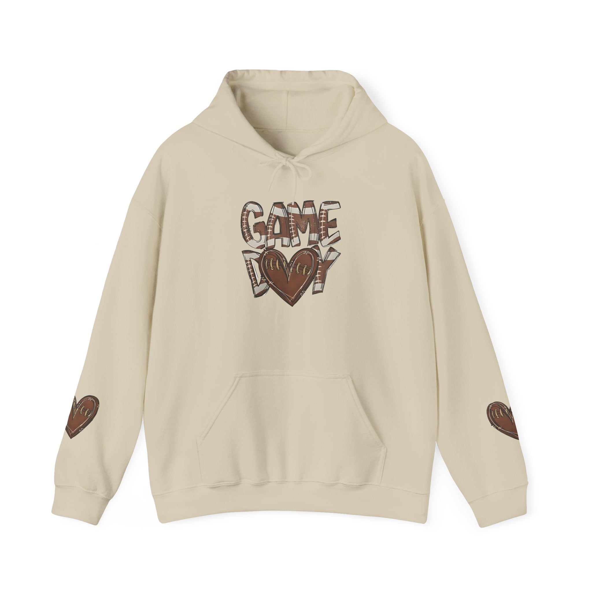 Football Heart Game Day Hoodie