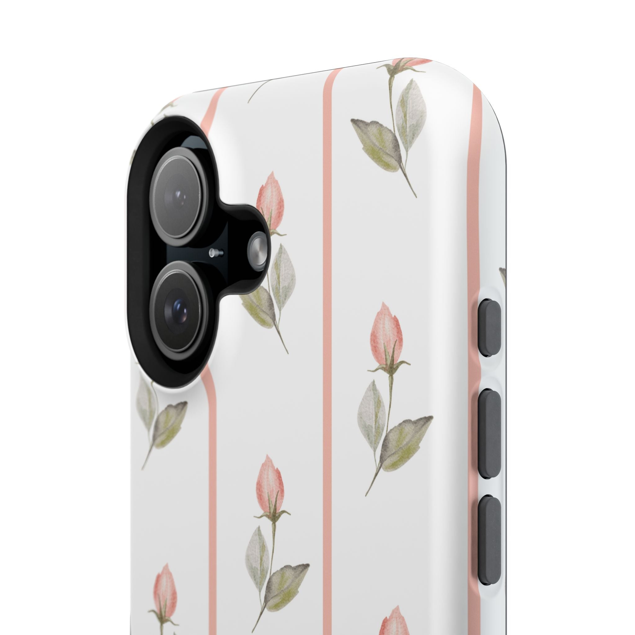 Customizable: Floral Impact-Resistant Phone Case, Chic Phone Cover