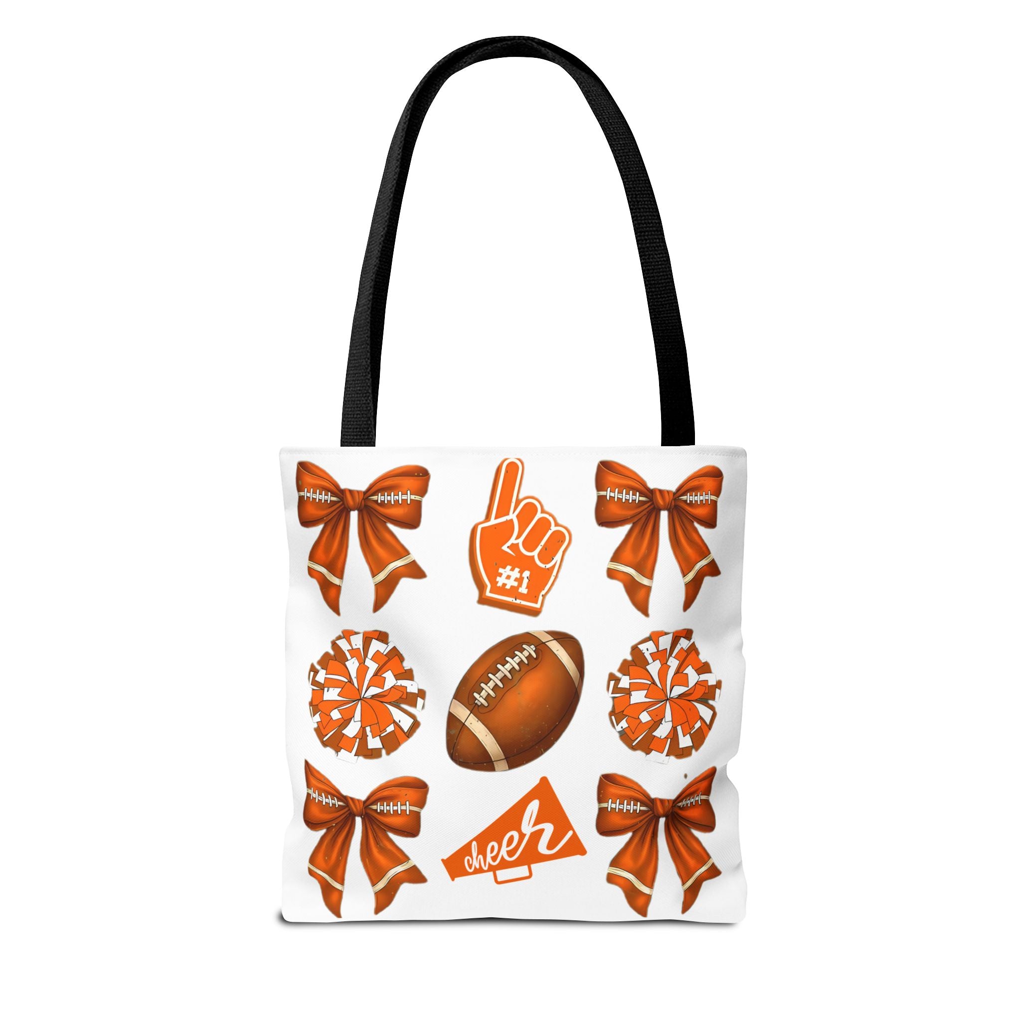 Orange Themed Game Day Tote Bag - College Commitment & Graduation Gift - School Pride Design