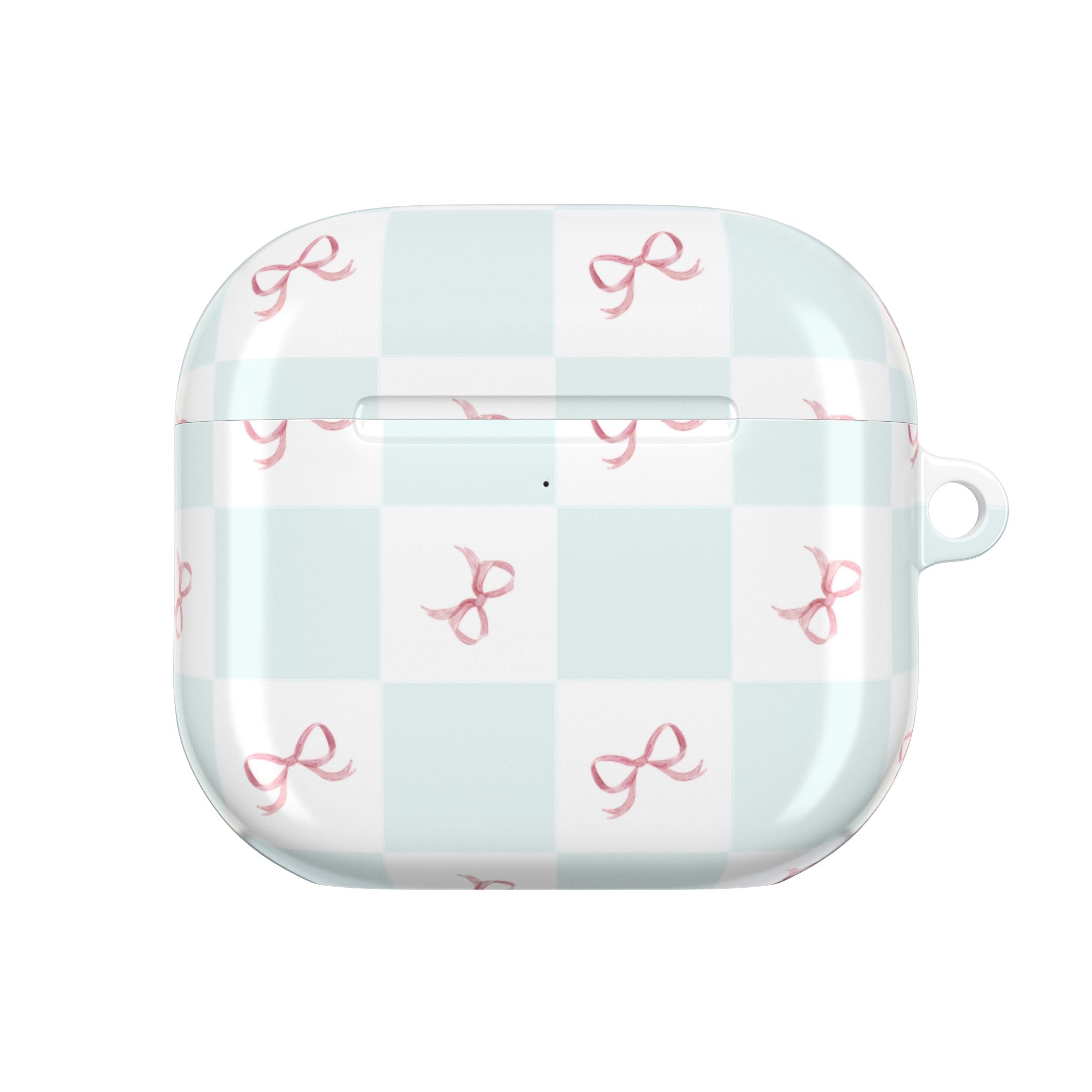 Customizable: Chic AirPod Case with Pink Ribbon Design, Trendy AirPod Case