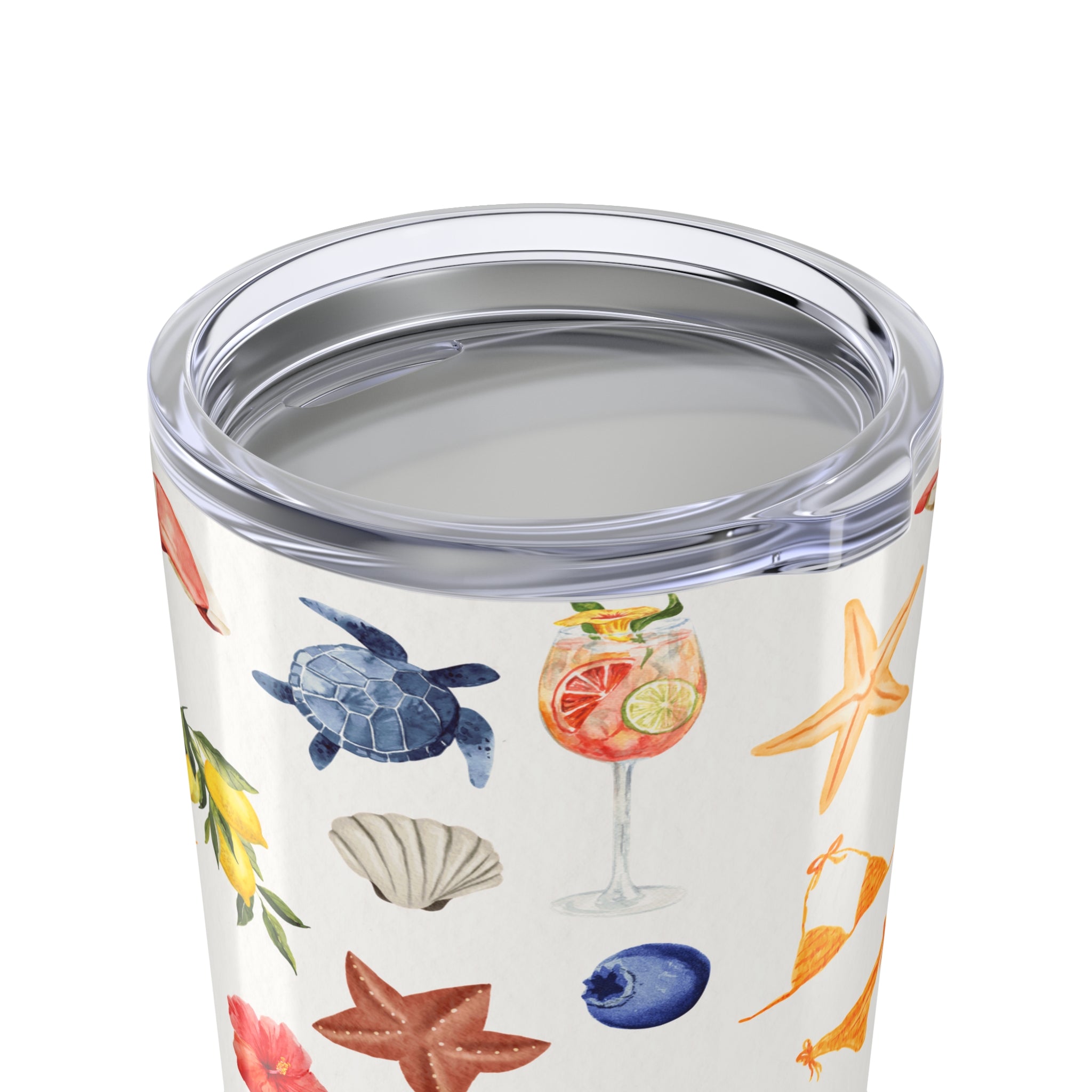 Customizable: Tropical Tumbler 20oz | Summer Drinkware, Beach Vibes, Travel Mug, Floral Insulated Cup, Gift for Her