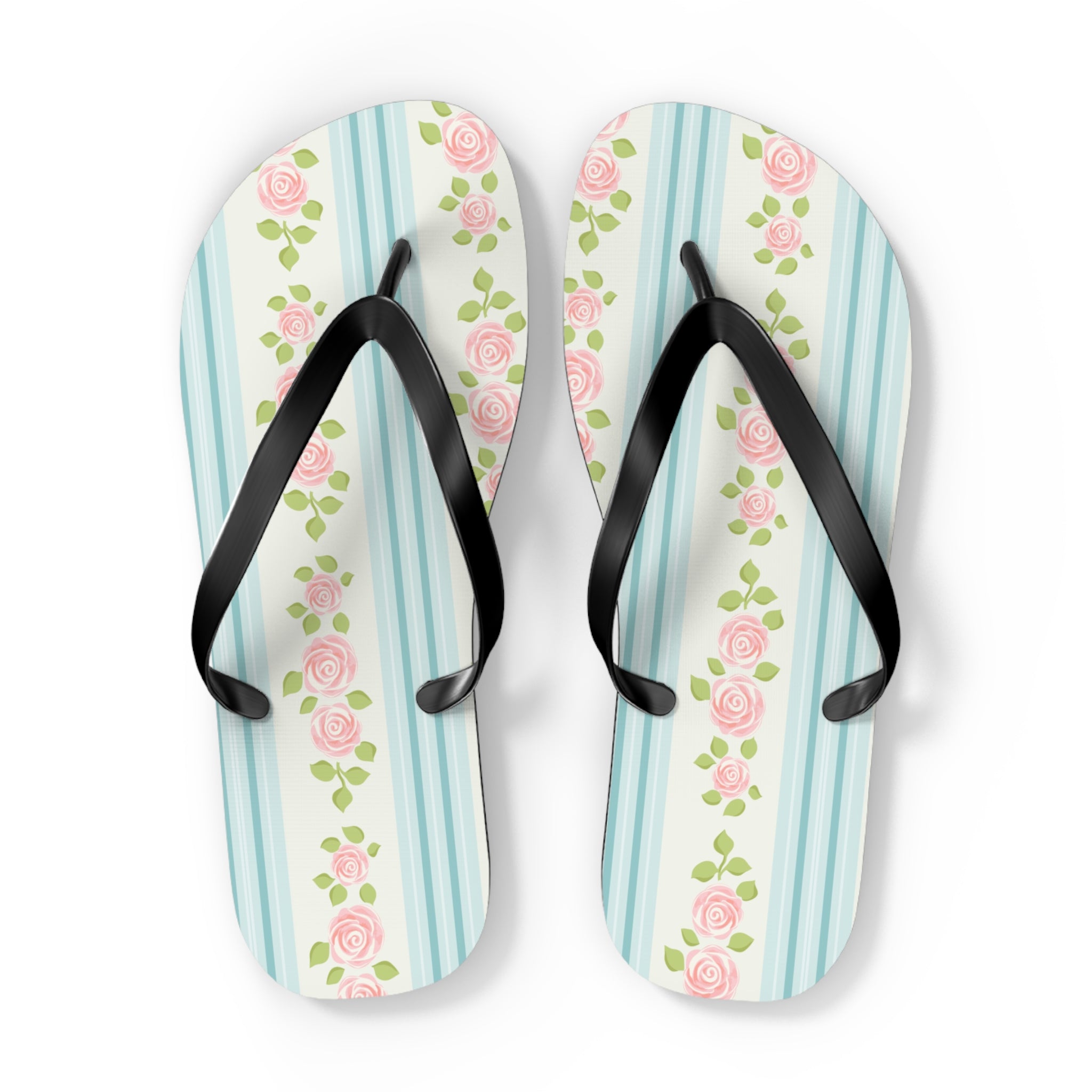 Customizable: Floral Flip Flops | Stylish Summer Sandals | Beach Footwear | Vacation Essentials | Poolside Comfort | Garden Party Sandals