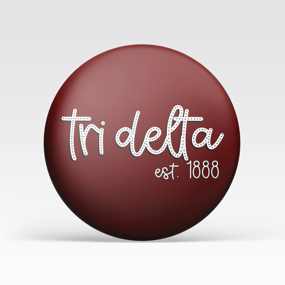 Tri Delta Est. 1888 - Maroon
