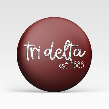 Tri Delta Est. 1888 - Maroon