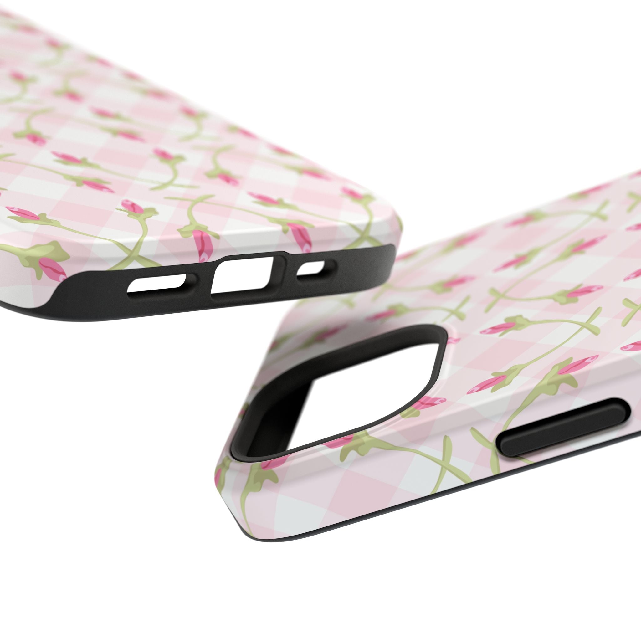 Customizable: Floral Impact-Resistant Phone Case