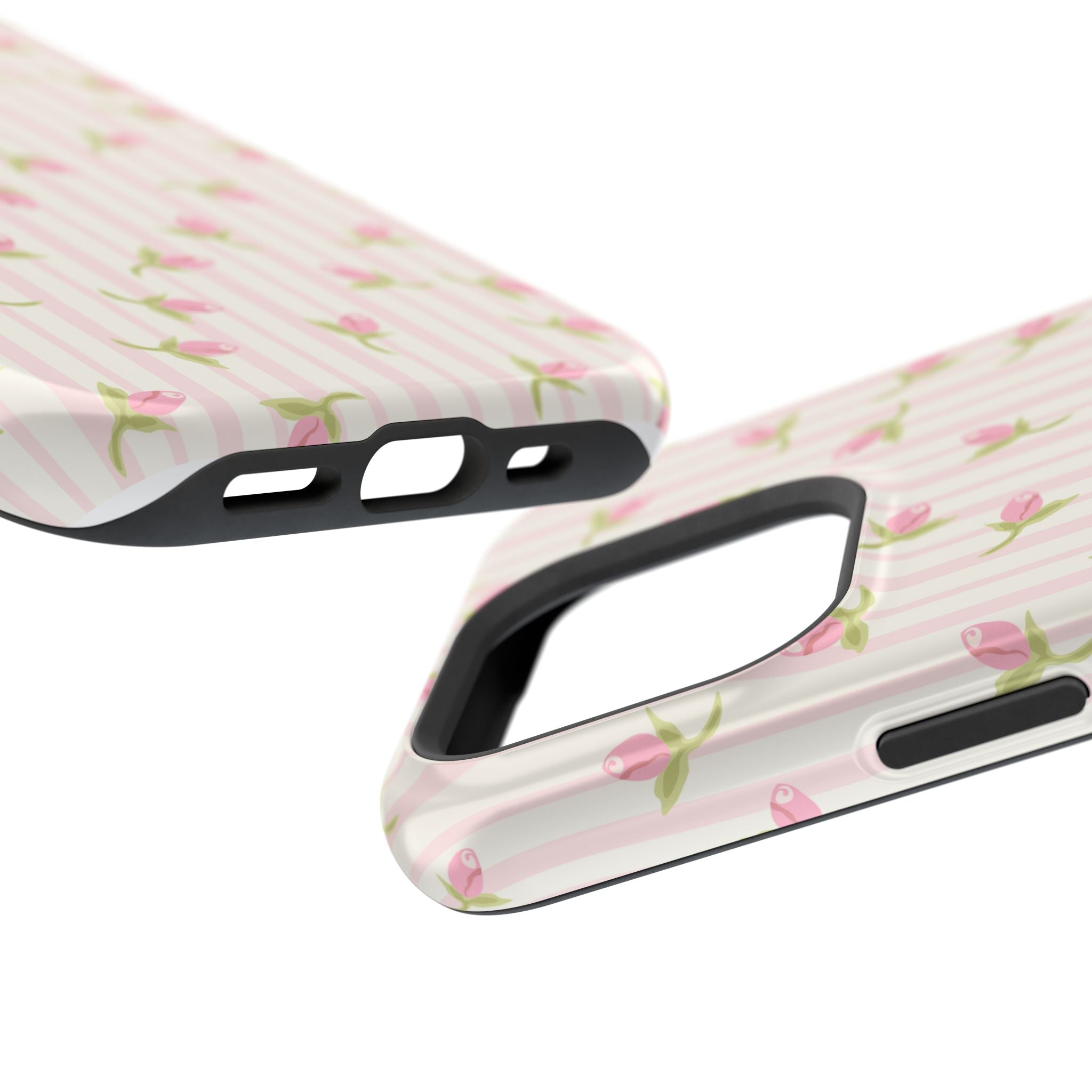 Customizable: Floral Impact-Resistant Phone Case
