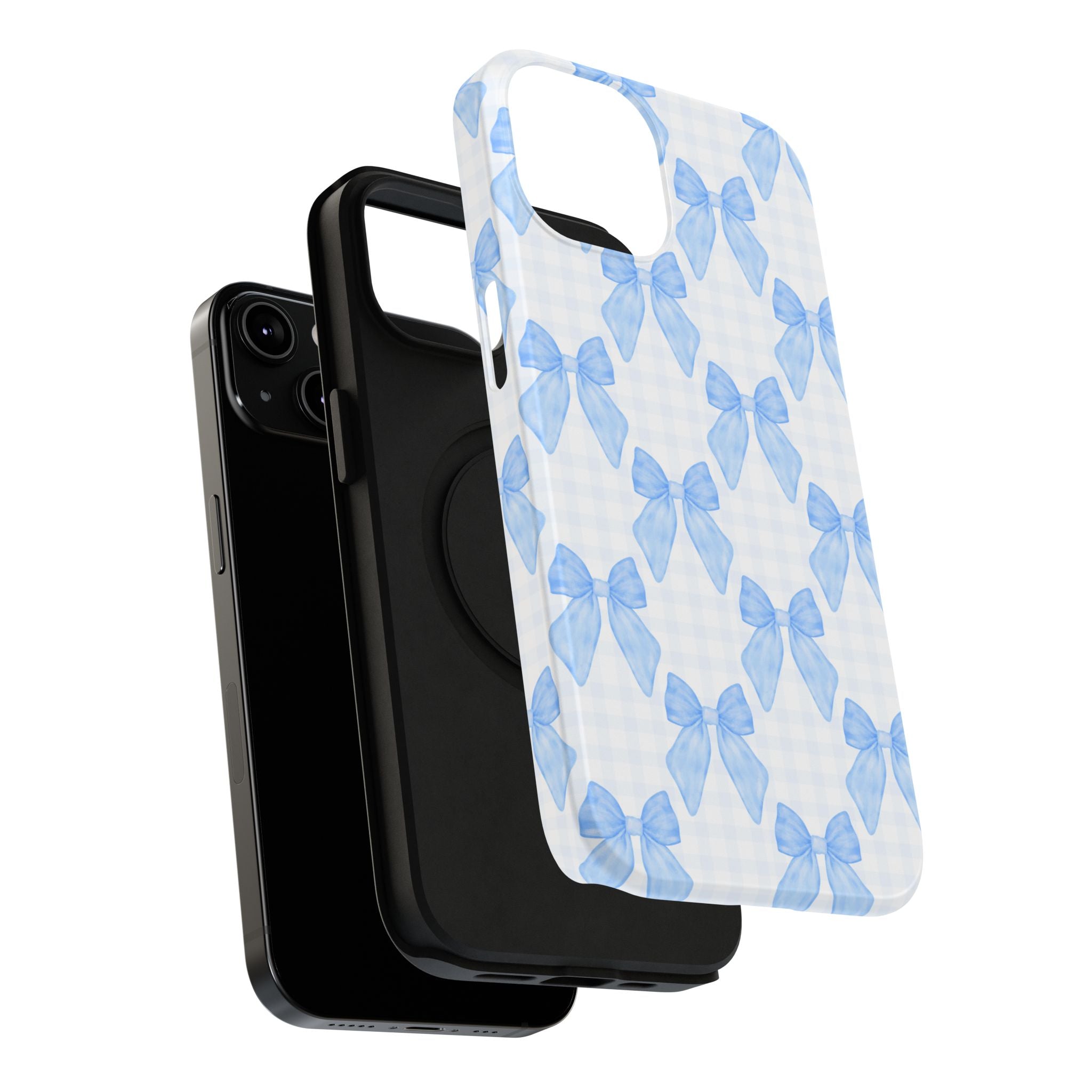 Customizable: Charming Bow Pattern Phone Case