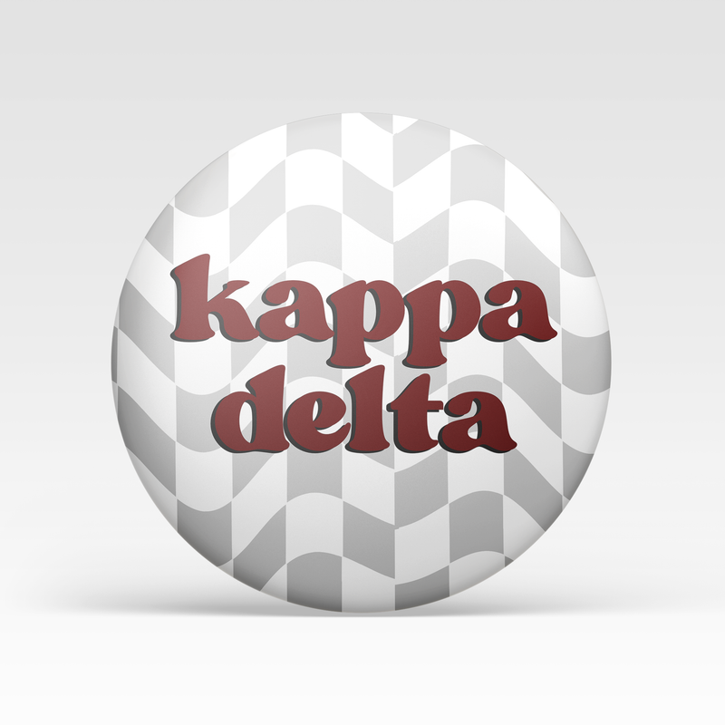 Kappa Delta Checkered - Maroon