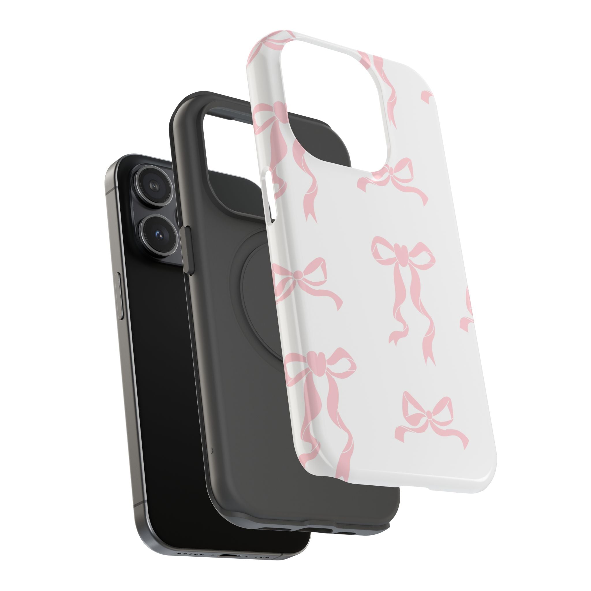 Customizable Cute Bow Pattern Phone Case