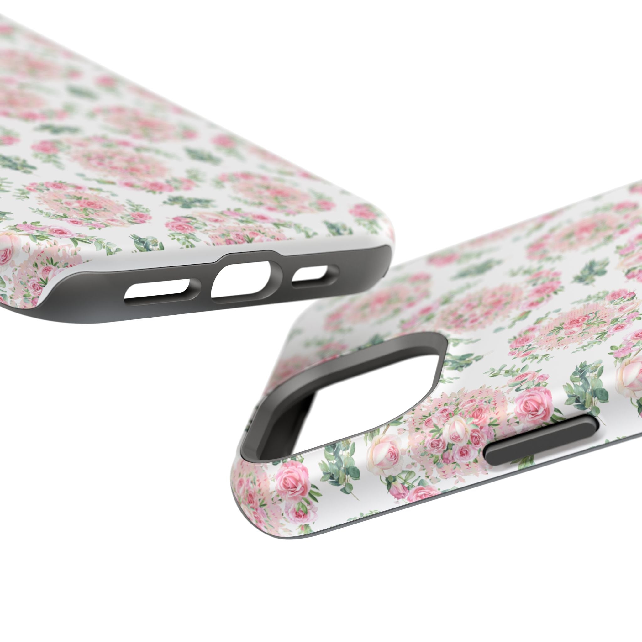 Customizable: Floral Impact-Resistant Phone Case