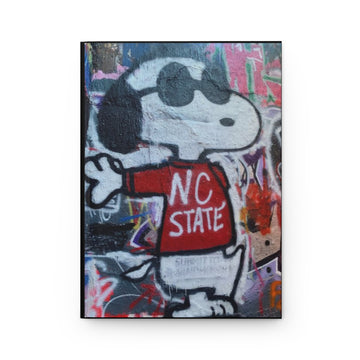Snoopy NC State Journal, Fun Hardcover Notebook for Students, Gifts for Dog Lovers, Cute Art Journal, School Supplies, Stylish Diary