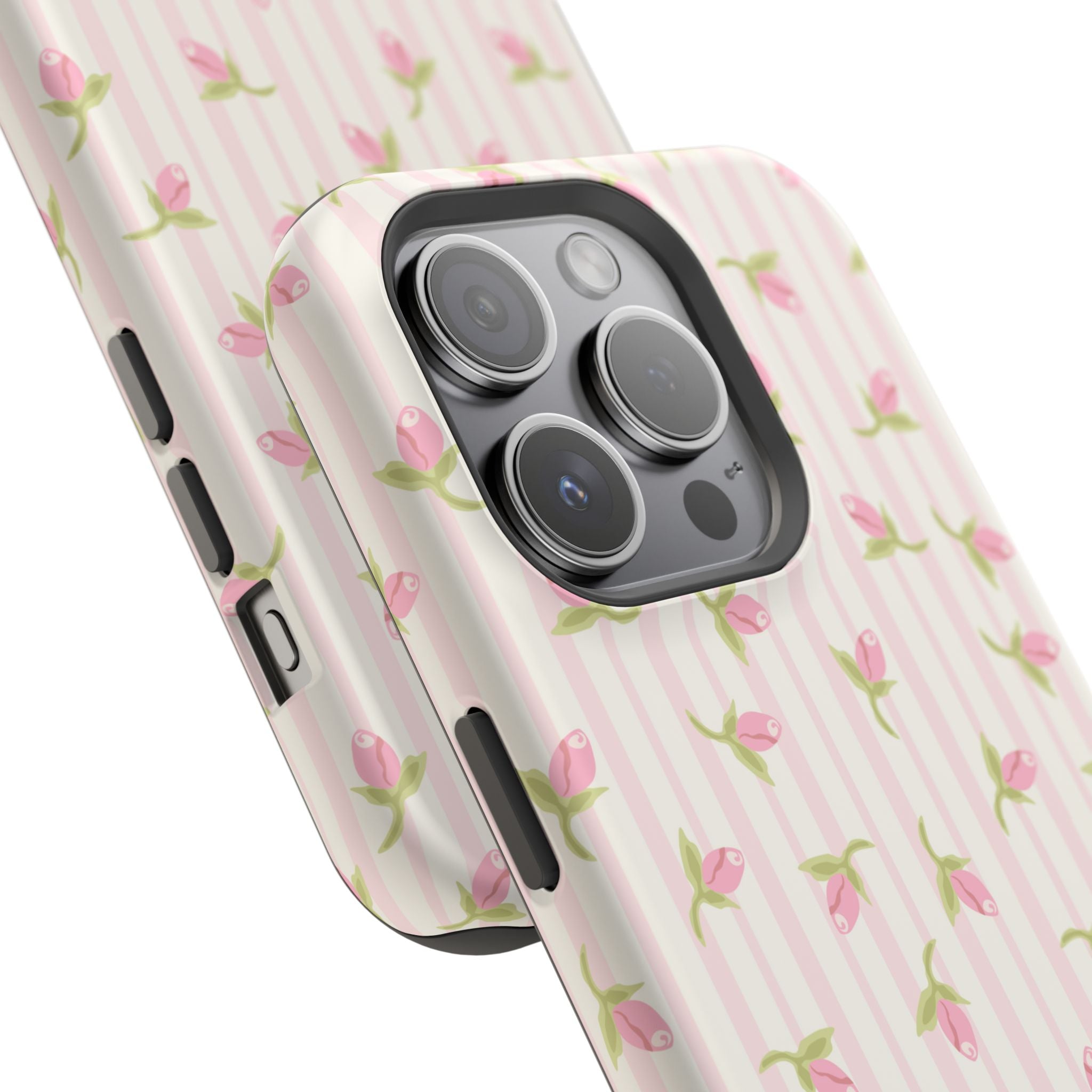 Customizable: Floral Impact-Resistant Phone Case