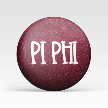Pi Beta Phi Maroon Glitter