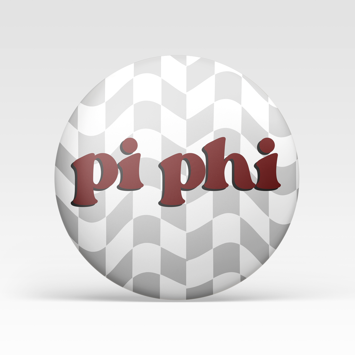 Pi Beta Phi Checkered - Maroon