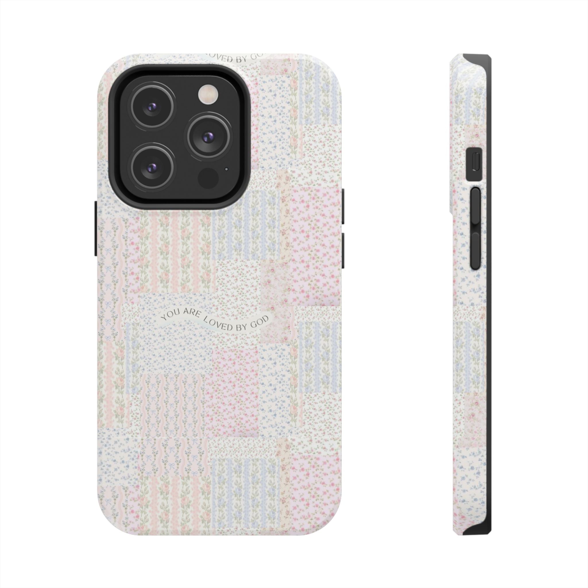 Floral Tough Phone Cases, Protective Phone Cover, Inspirational Tech Accessory, Gift for Her, Fashionable Phone Case, Unique Design