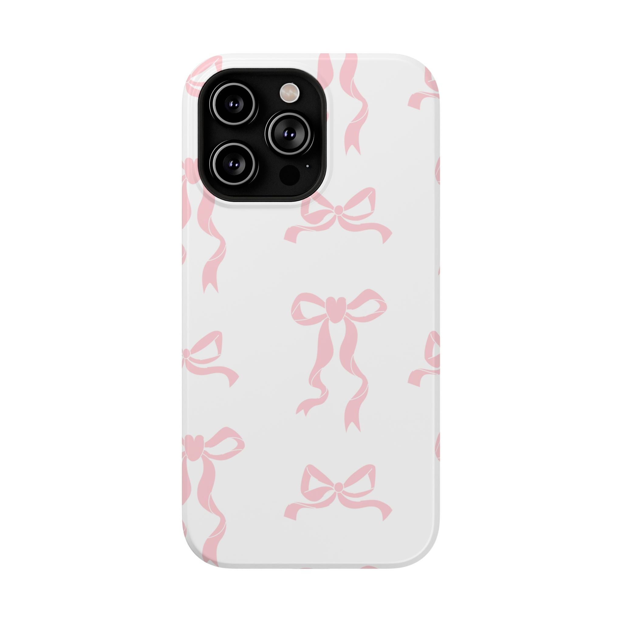 Customizable Cute Bow Pattern Phone Case