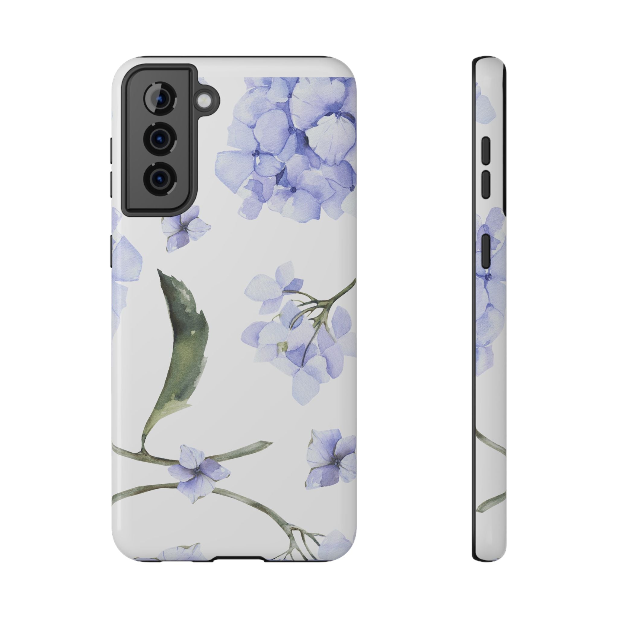 Customizable: Floral Purple Hydrangea Impact-Resistant Phone Case