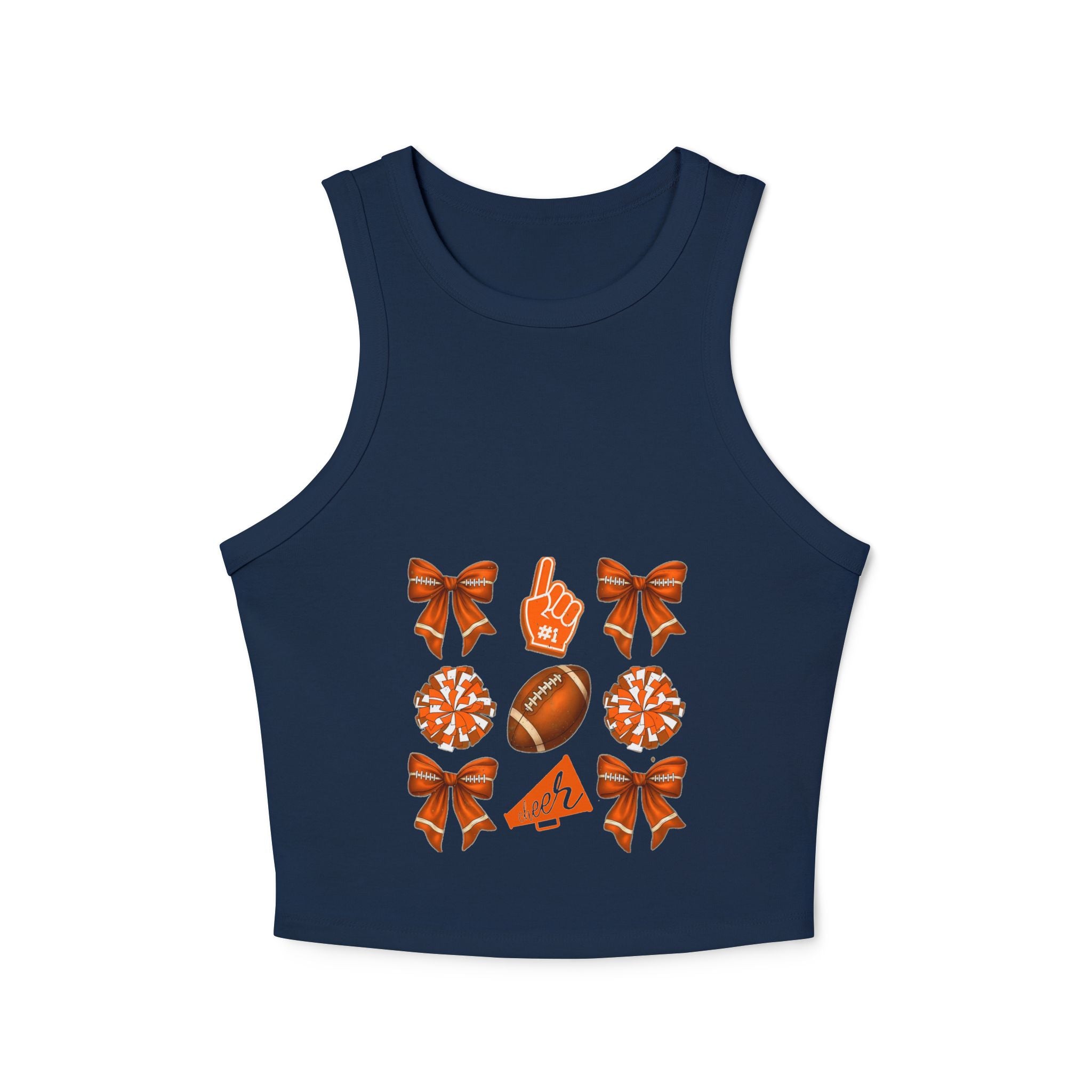 Customizable Orange Themed Game Day Tank