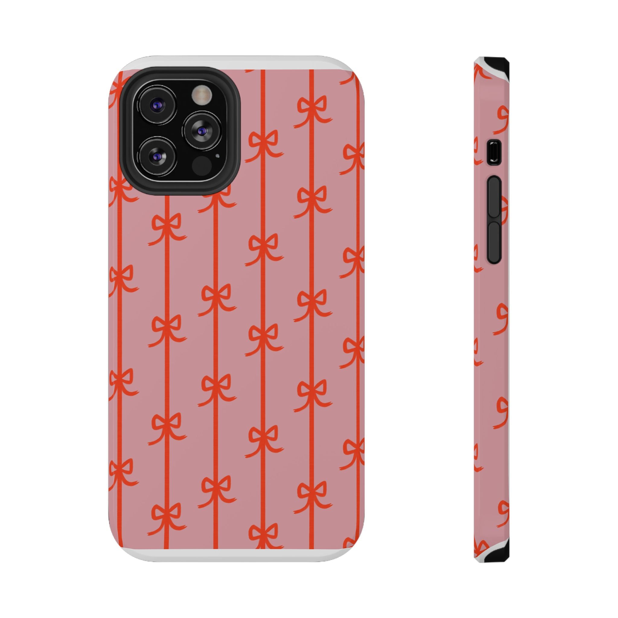Customizable: Cute Bow Pattern Phone Case