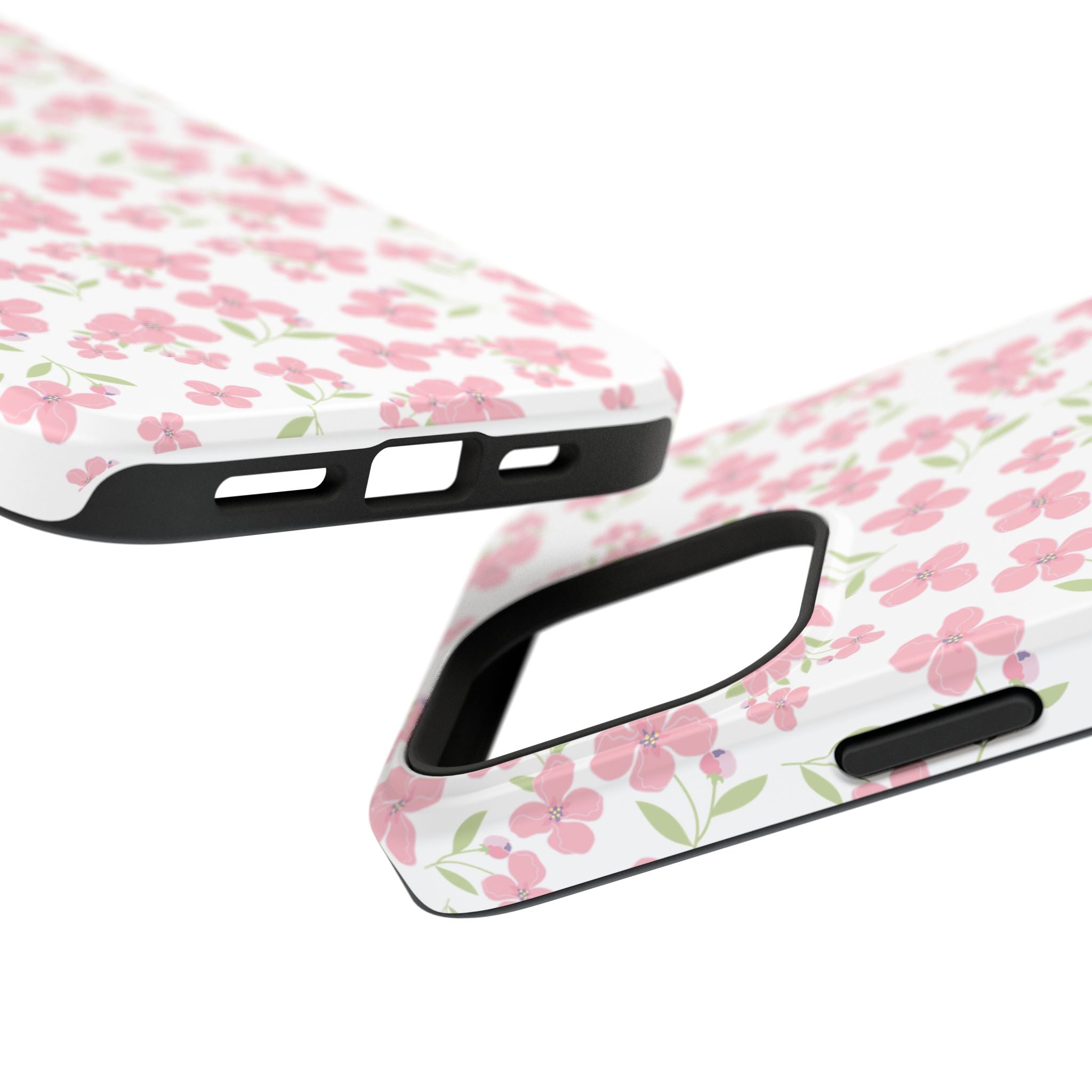 Customizable: Floral Impact-Resistant Phone Case