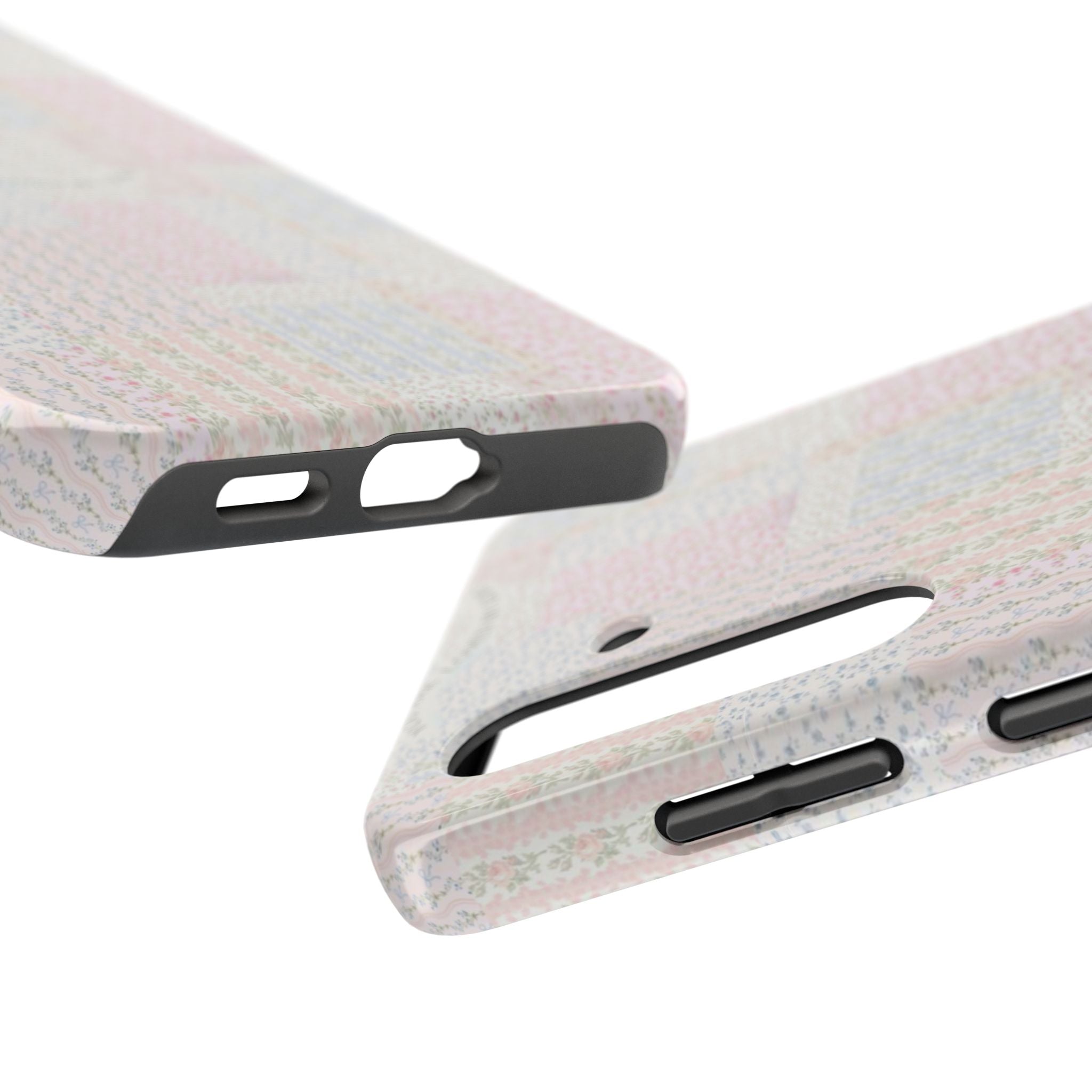 Floral Tough Phone Cases, Protective Phone Cover, Inspirational Tech Accessory, Gift for Her, Fashionable Phone Case, Unique Design