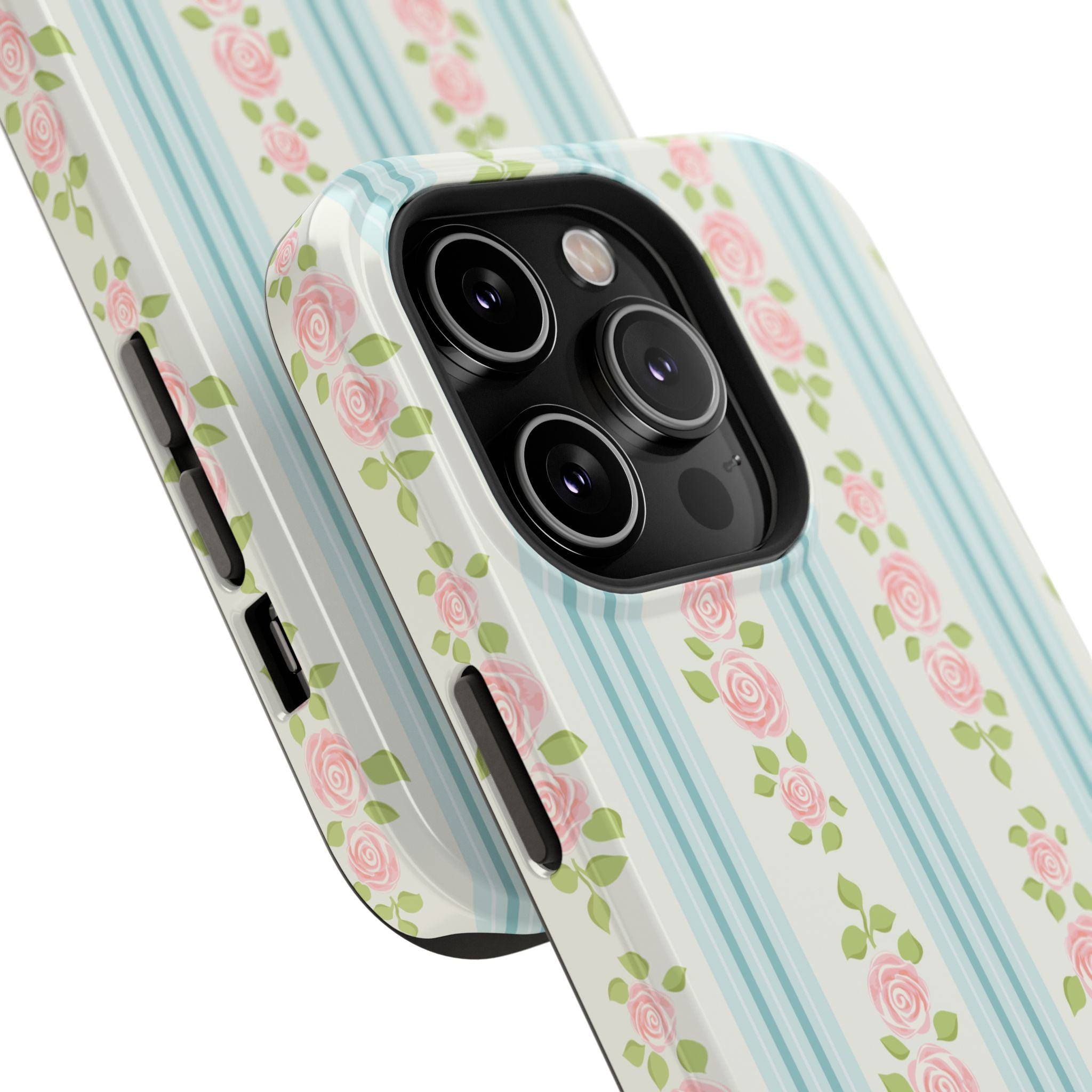 Customizable: Floral Impact-Resistant Phone Case