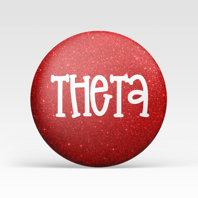 Kappa Alpha Theta Red Glitter