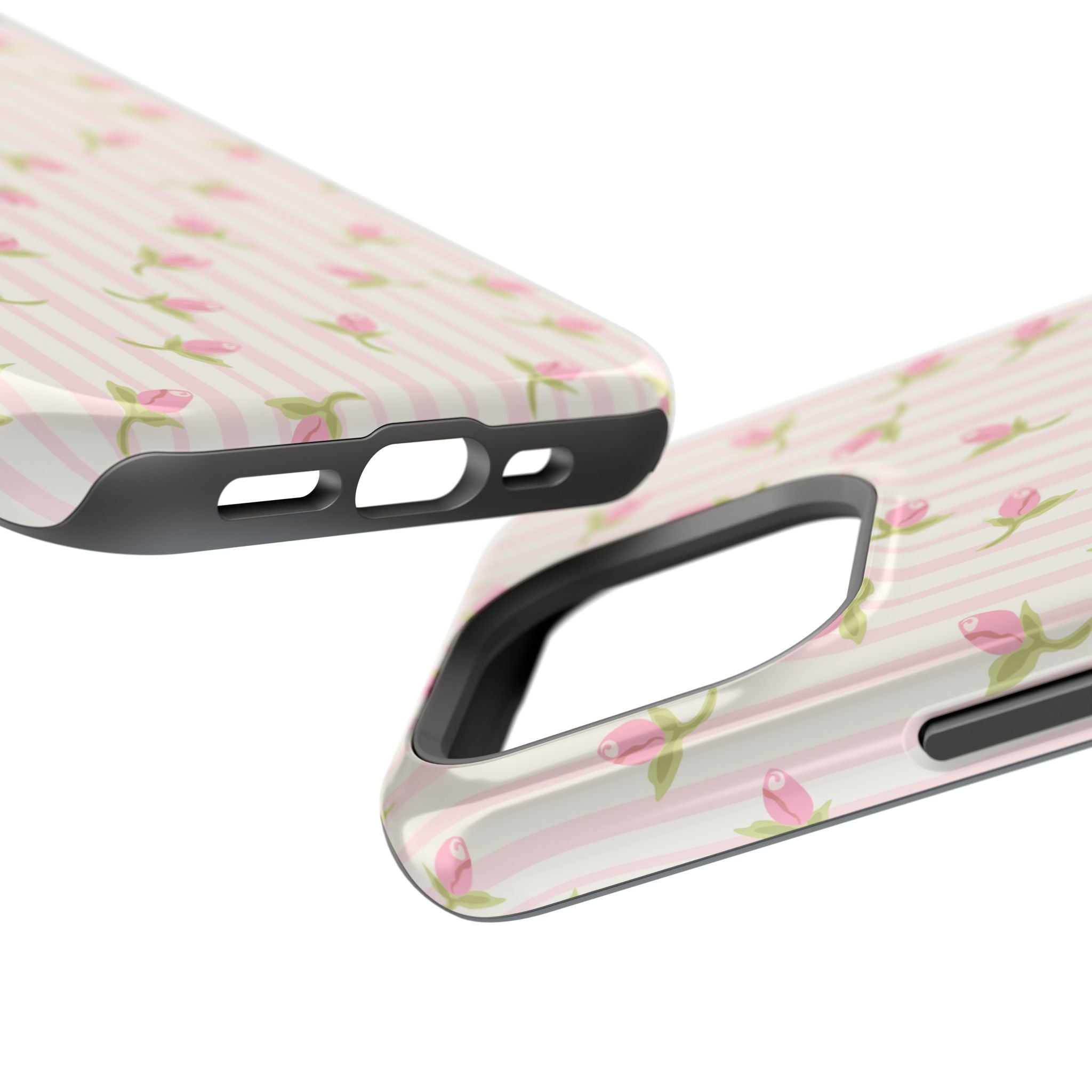 Customizable: Floral Impact-Resistant Phone Case