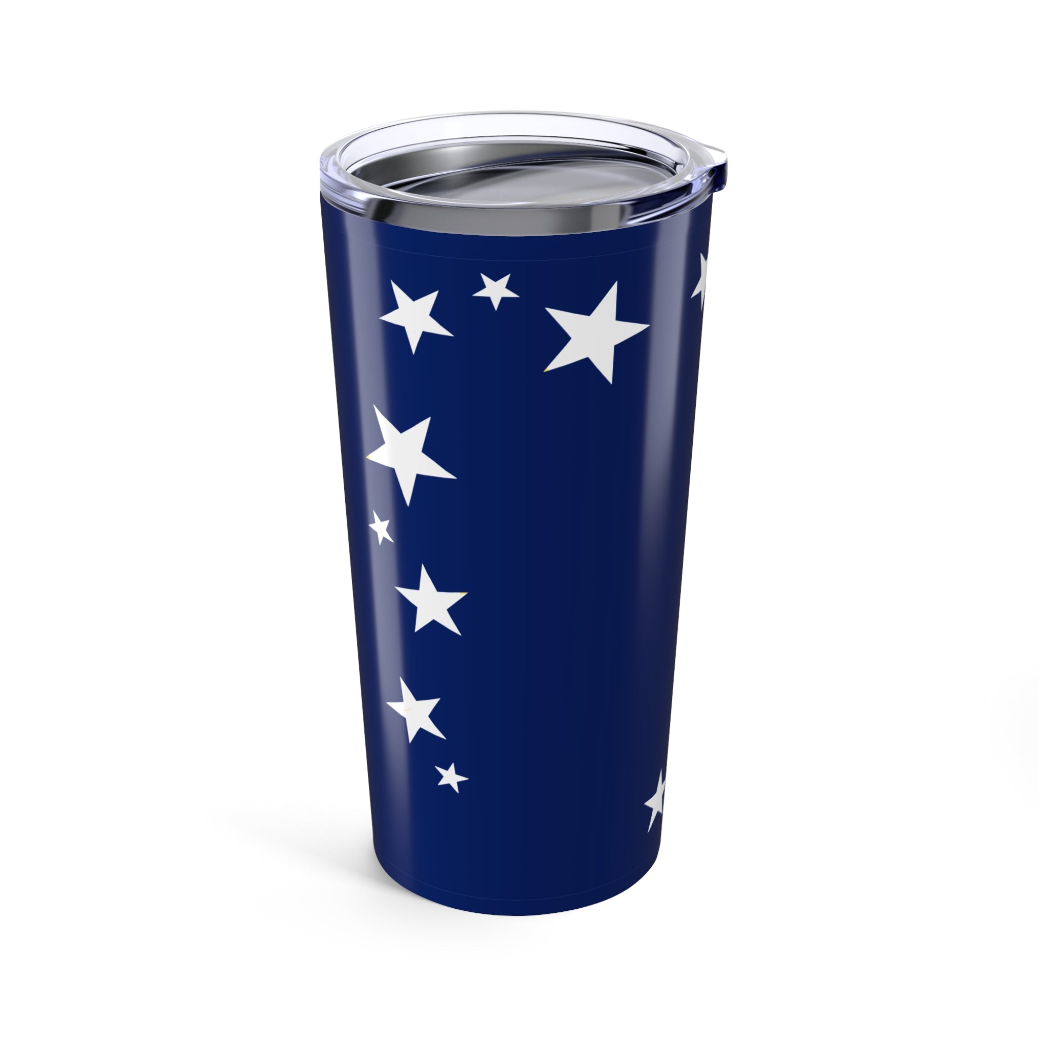 Customizable Navy Blue Star  Tumbler 20oz
