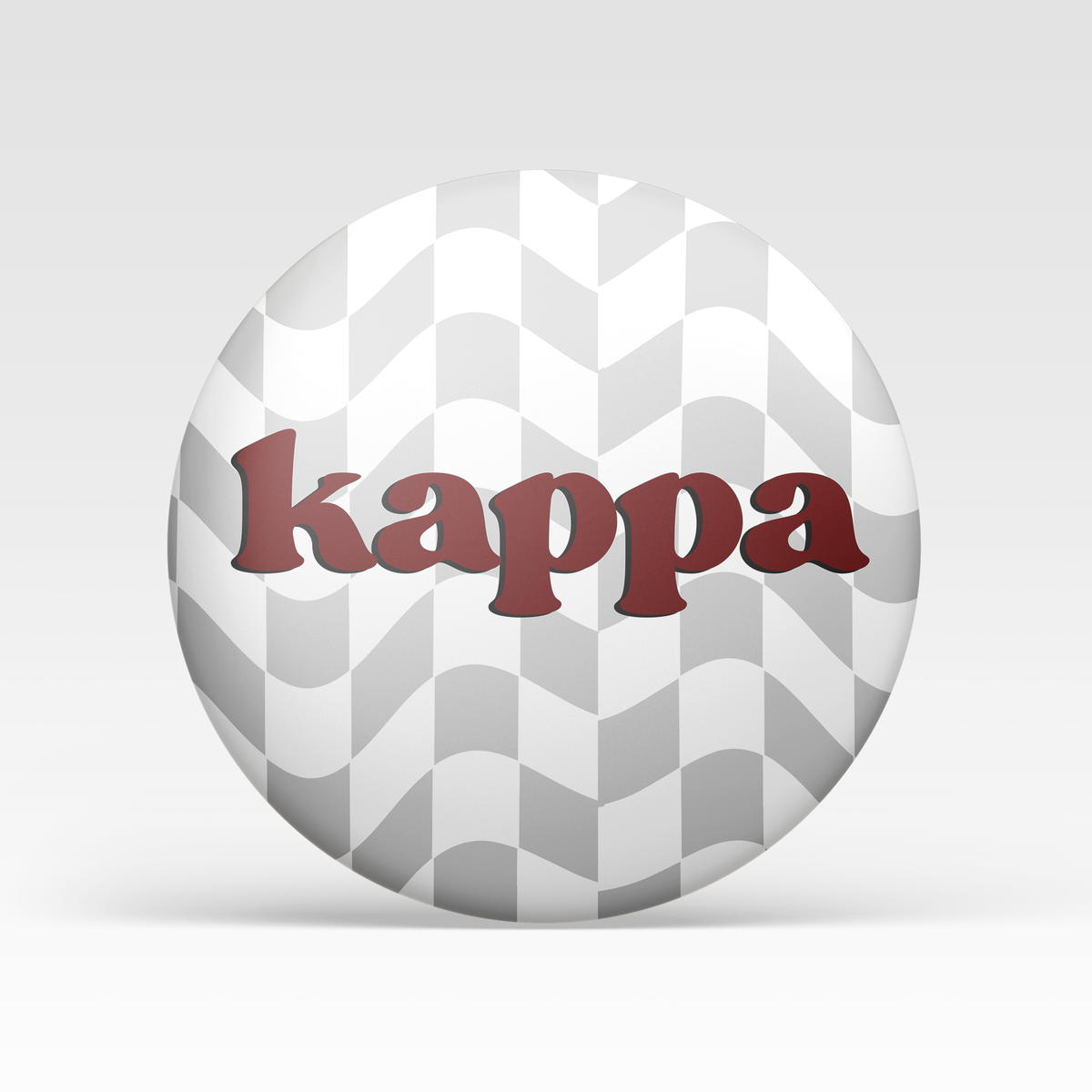 Kappa Kappa Gamma Checkered - Maroon