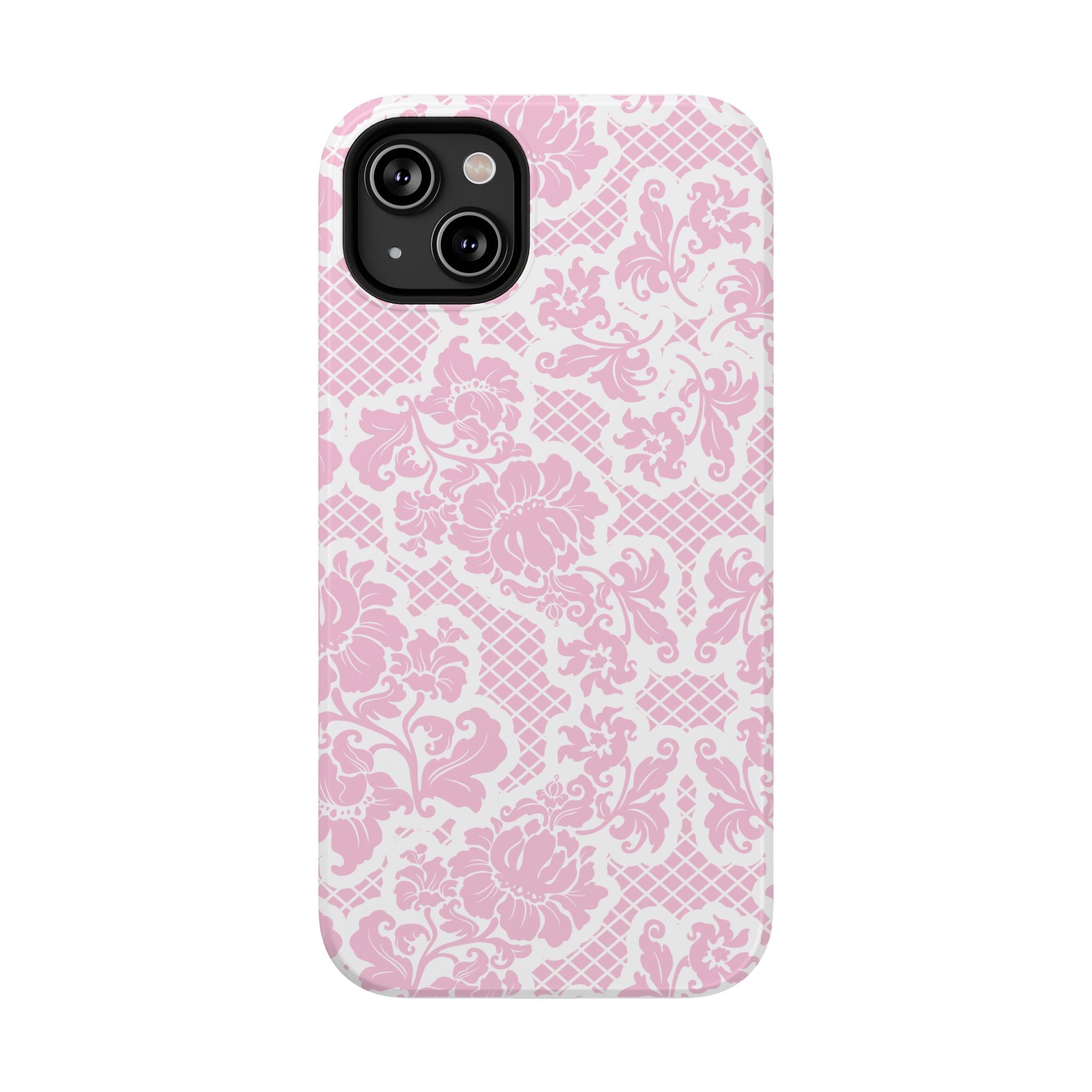 Customizable: Pink Lace Inspired Elegantly Chic Impact-Resistant Case